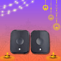 iBall Decor 9-2.0 USB Powered Computer Multimedia Speakers-Black